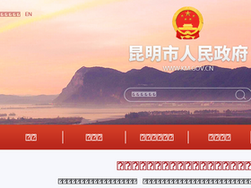 'km.gov.cn' screenshot
