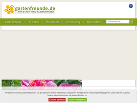 'gartenfreunde.de' screenshot