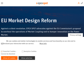 'epexspot.com' screenshot