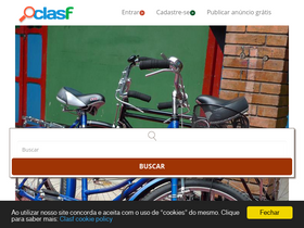 'clasf.com.br' screenshot