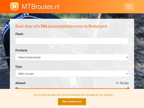 'mtbroutes.nl' screenshot