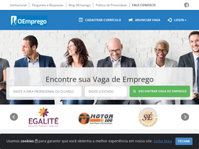 'oemprego.com.br' screenshot