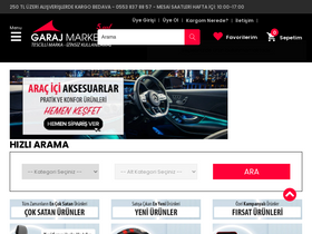 'garajmarketim.com' screenshot
