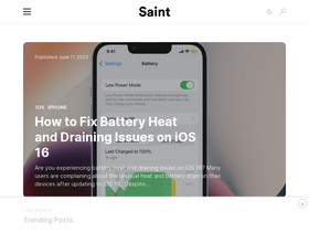'saintlad.com' screenshot