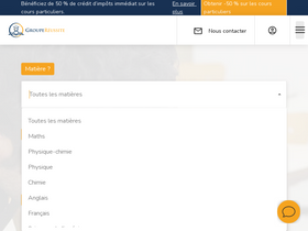 'groupe-reussite.fr' screenshot