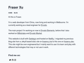 fraserxu.dev