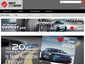 'directautoimport.com' screenshot