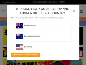 'rivers.com.au' screenshot