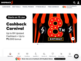 'shopback.ph' screenshot