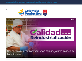 'colombiaproductiva.com' screenshot