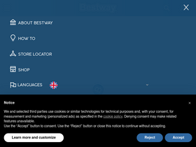 'bestway.eu' screenshot