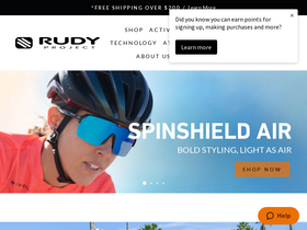 'rudyprojectna.com' screenshot