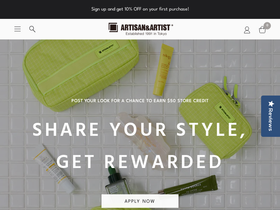 artisanartistglobal.com homepage screenshot