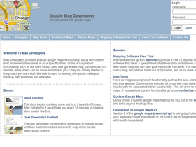 'mapdevelopers.com' screenshot