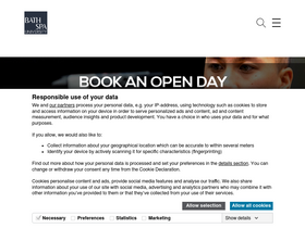 'bathspa.ac.uk' screenshot