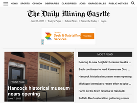 'mininggazette.com' screenshot