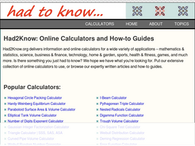 'had2know.org' screenshot