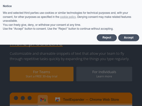 'textexpander.com' screenshot