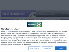 'rugbynetwork.net' screenshot