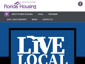 'floridahousing.org' screenshot