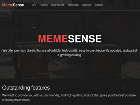 'memesense.gg' screenshot