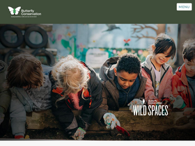 'butterfly-conservation.org' screenshot