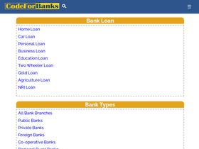 'codeforbanks.com' screenshot
