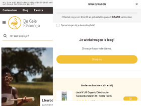 'degeleflamingo.com' screenshot