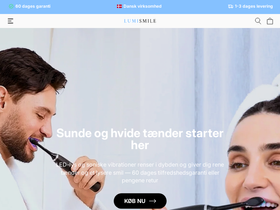 Lumi Smile homepage screenshot