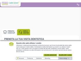 'centridentisticiprimo.it' screenshot