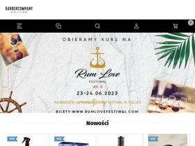 'barbercompany.pl' screenshot