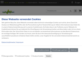 'hifi-schluderbacher.de' screenshot