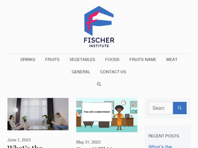 'fischerinstitute.com' screenshot