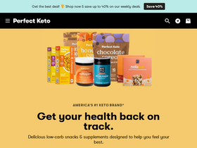 'perfectketo.com' screenshot