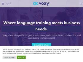 'voxy.com' screenshot