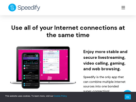 'speedify.com' screenshot