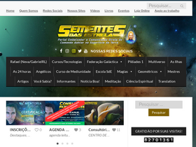 'sementesdasestrelas.com.br' screenshot