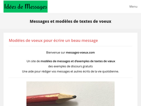 'messages-voeux.com' screenshot