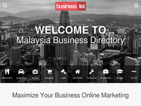 'businesslist.my' screenshot
