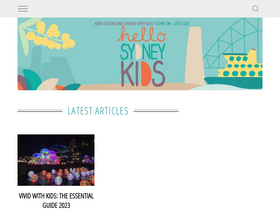 'hellosydneykids.com.au' screenshot