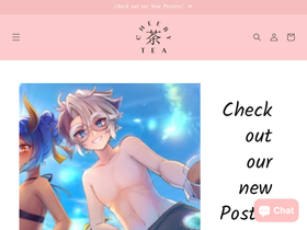 cheebytea.com homepage screenshot