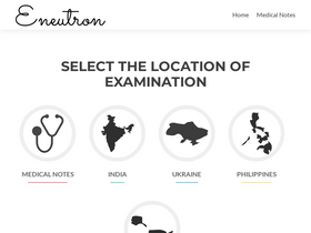 'eneutron.info' screenshot