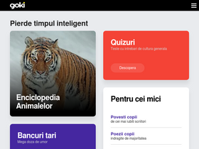 'goki.ro' screenshot
