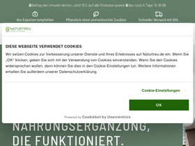 'naturtreu.de' screenshot