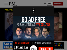 'thepostmillennial.com' screenshot