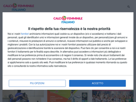 'calciofemminileitaliano.it' screenshot