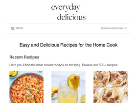 'everyday-delicious.com' screenshot