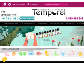 'temporel-voyance.com' screenshot