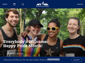 'nyrr.org' screenshot