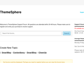 'theme-sphere.com' screenshot